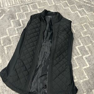 Maurices Black Quilted Vest